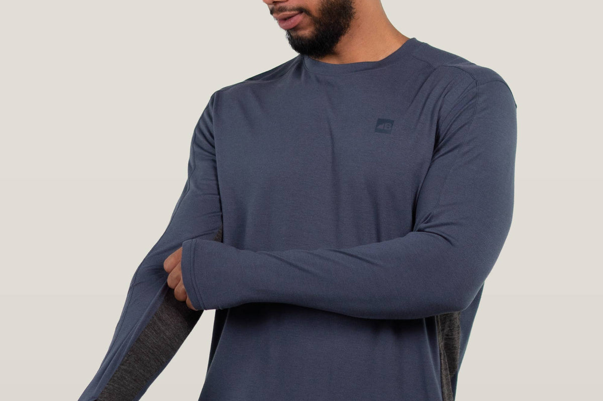 Belong Designs Men's Dyer Tek Long Sleeve Midnight
