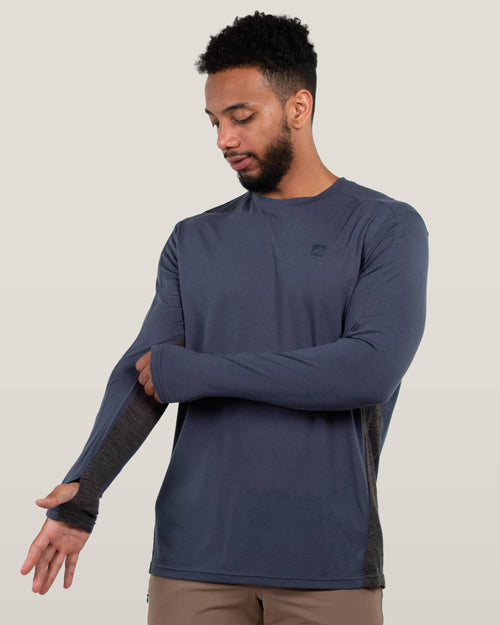 Men's Dyer Tek Long Sleeve Midnight