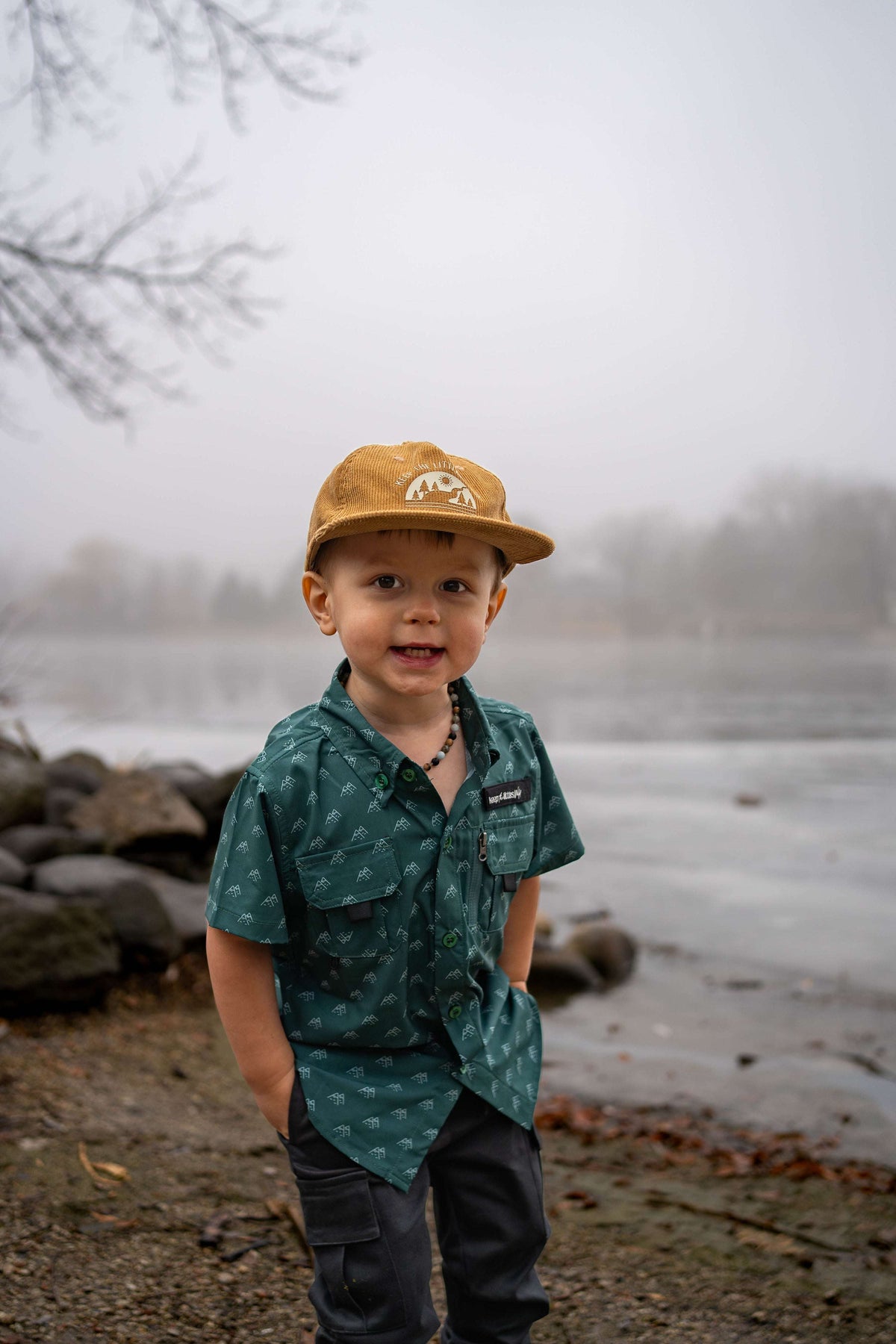 Keep the Littles Wild Kids Fishing Shirt