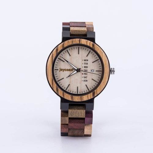 "Kaleidoscope" | Multi-Toned Wooden Watch