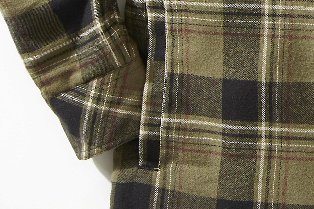 Venado Quilt Lined Brushed Flannel Shirt Jacket