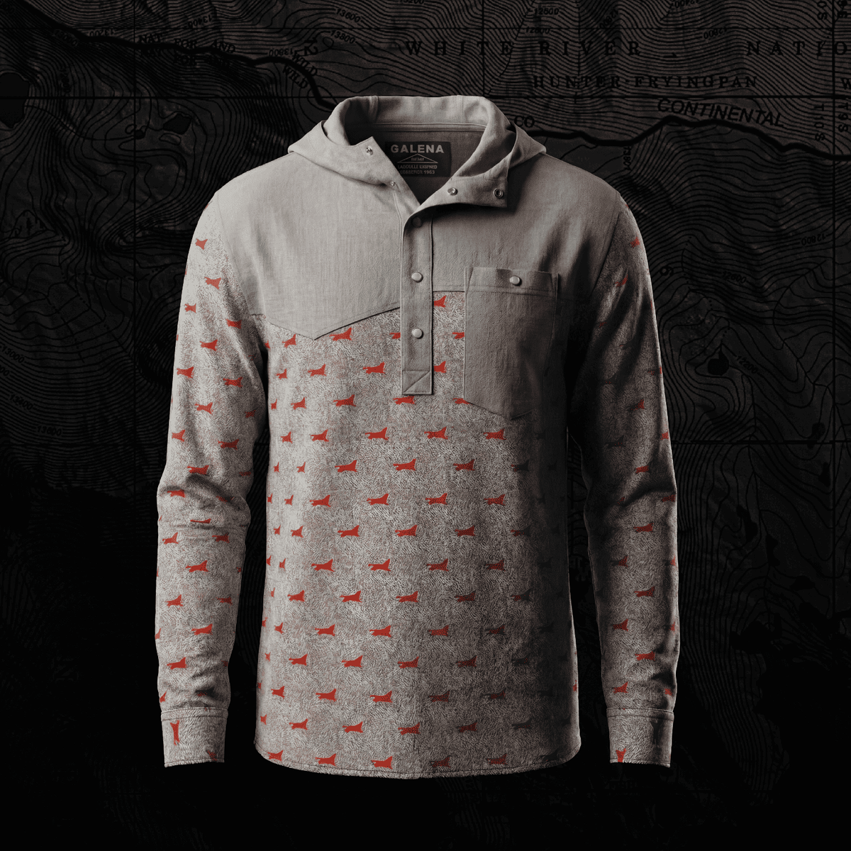 Galena Low Tide Stretch Linen Sun Shirt