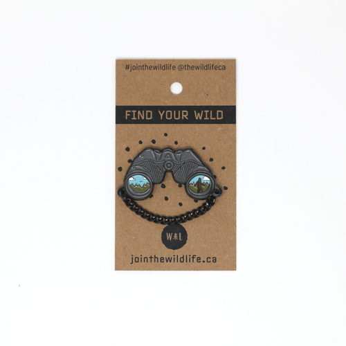 Binocular with Sasquatch Merit Pin