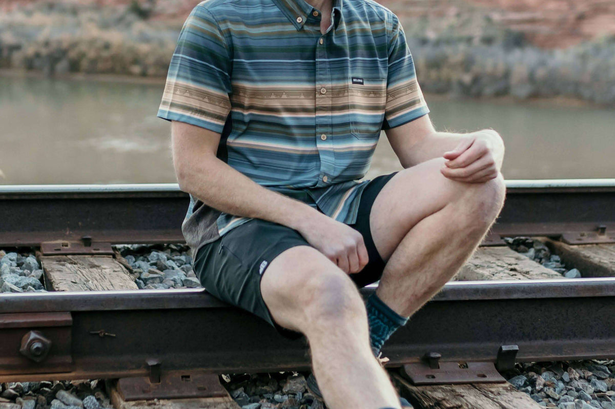 Belong Designs Vista Stretch Button Down