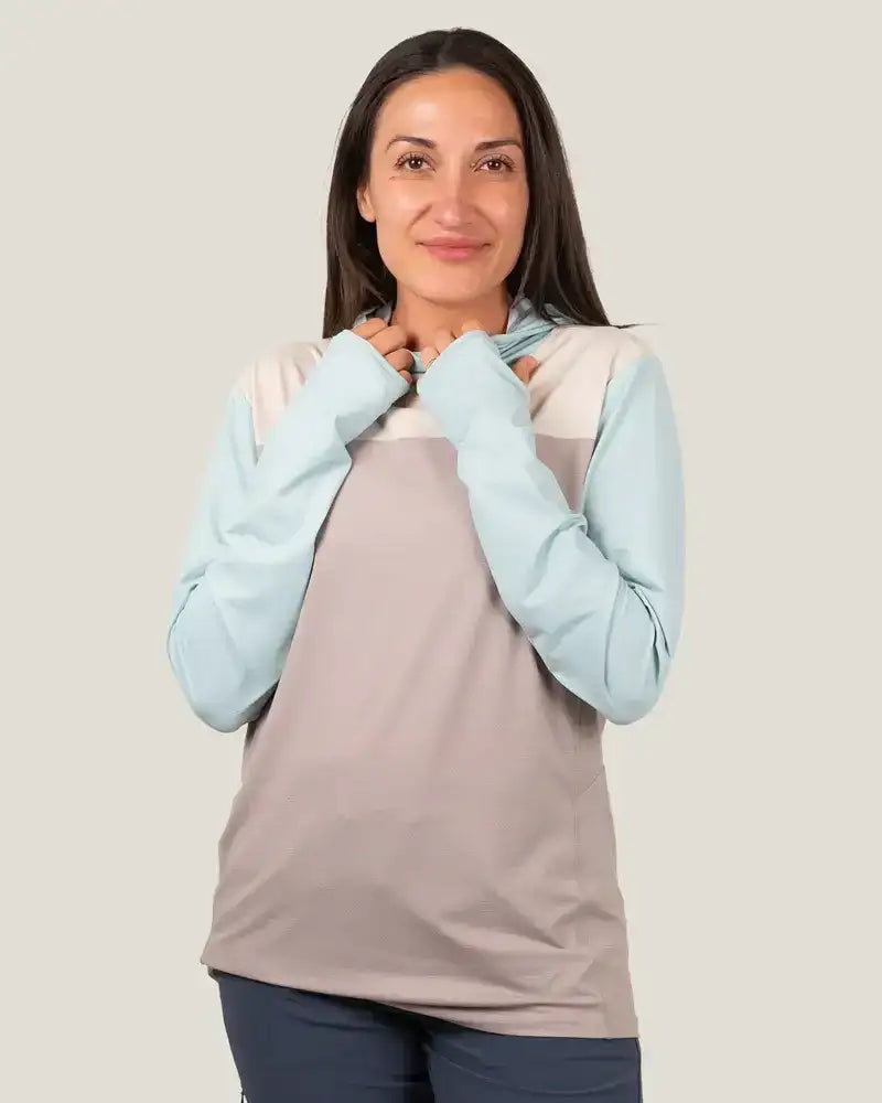 Belong Designs Women's Recycled Ascent UPF50 Sun Hoodie