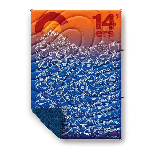 Eco-Performance Blanket Large (52’’ x 75’’) Colorado 14’ers