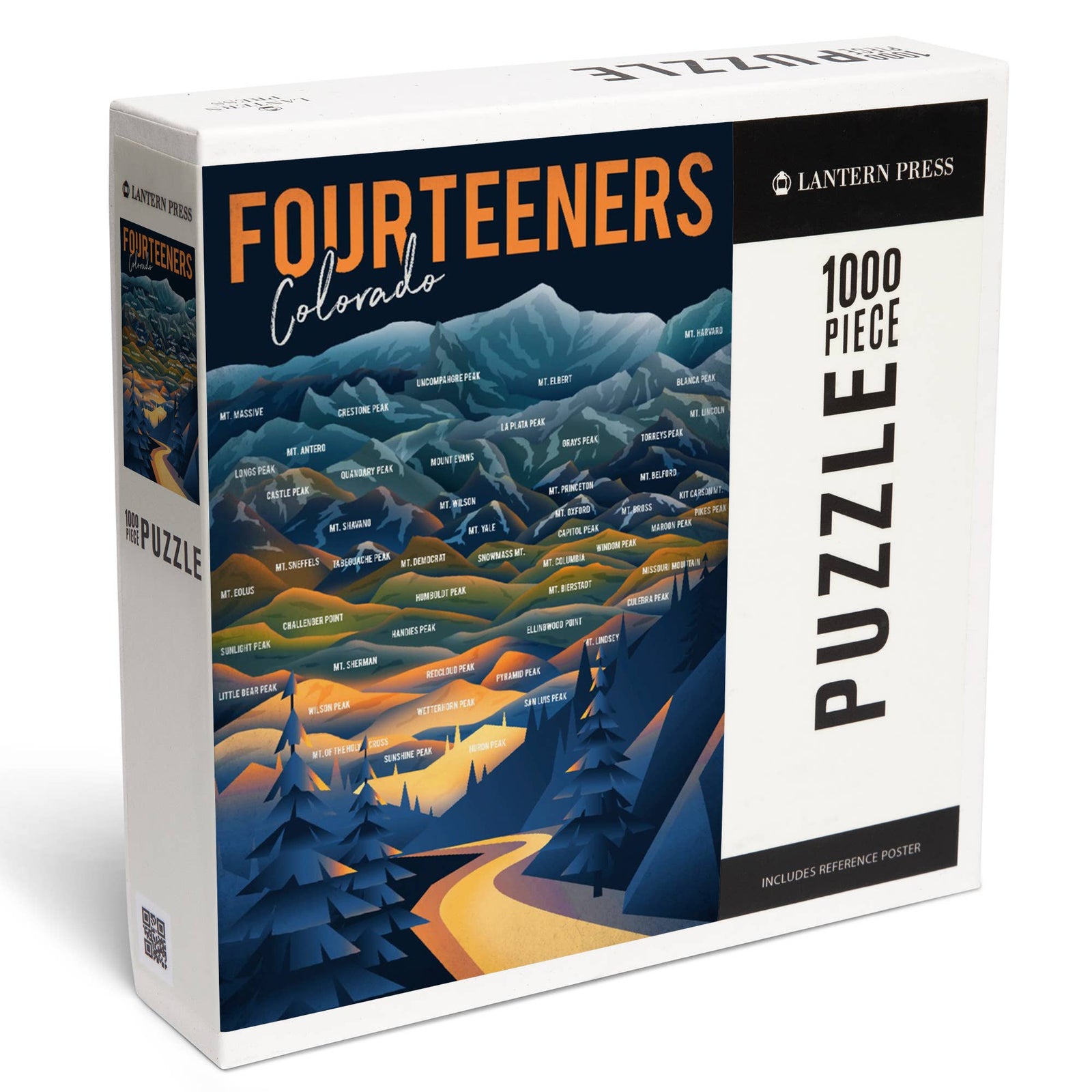 1000 Piece Puzzle Colorado, Fourteeners, Mountain Range a