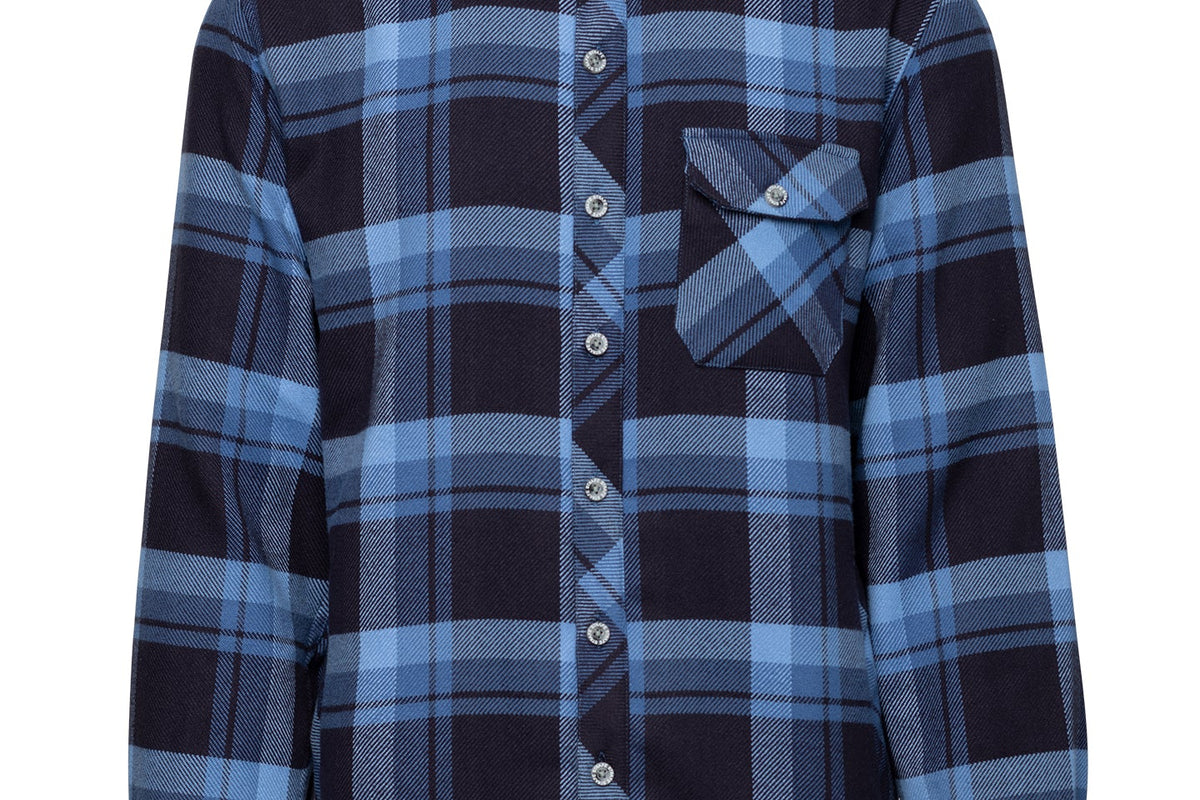 Strafe Outerwear M's Mountain Time Flannel Dark Navy