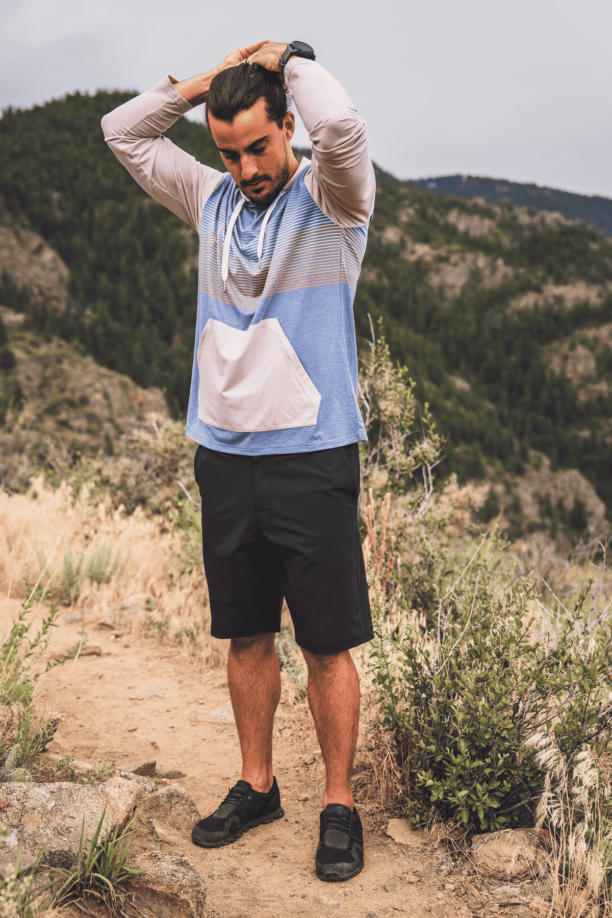 Belong Designs Men's 10" Rocky Mountain Board Shorts