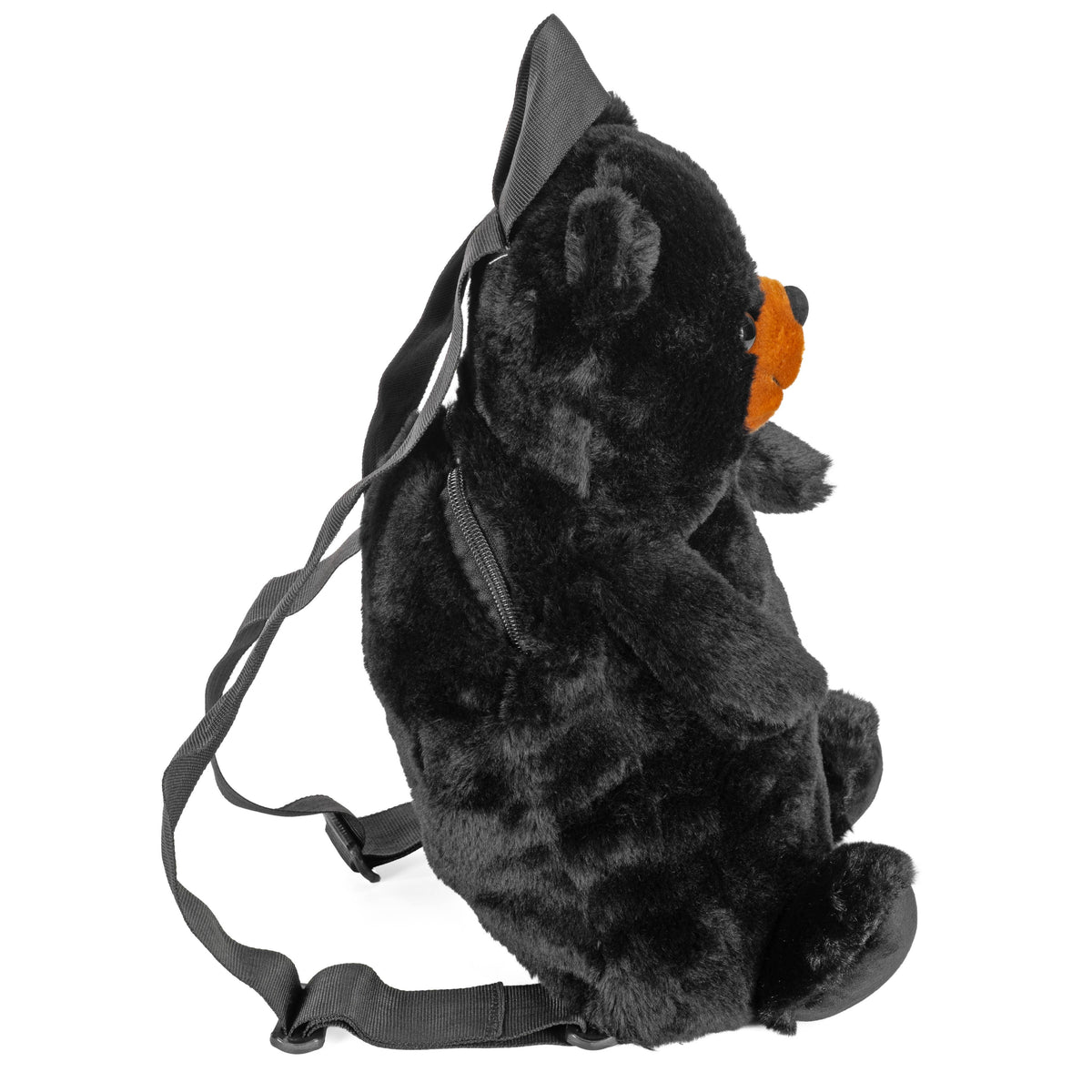 Wild Republic Black Bear Backpack - Stuffed Animal