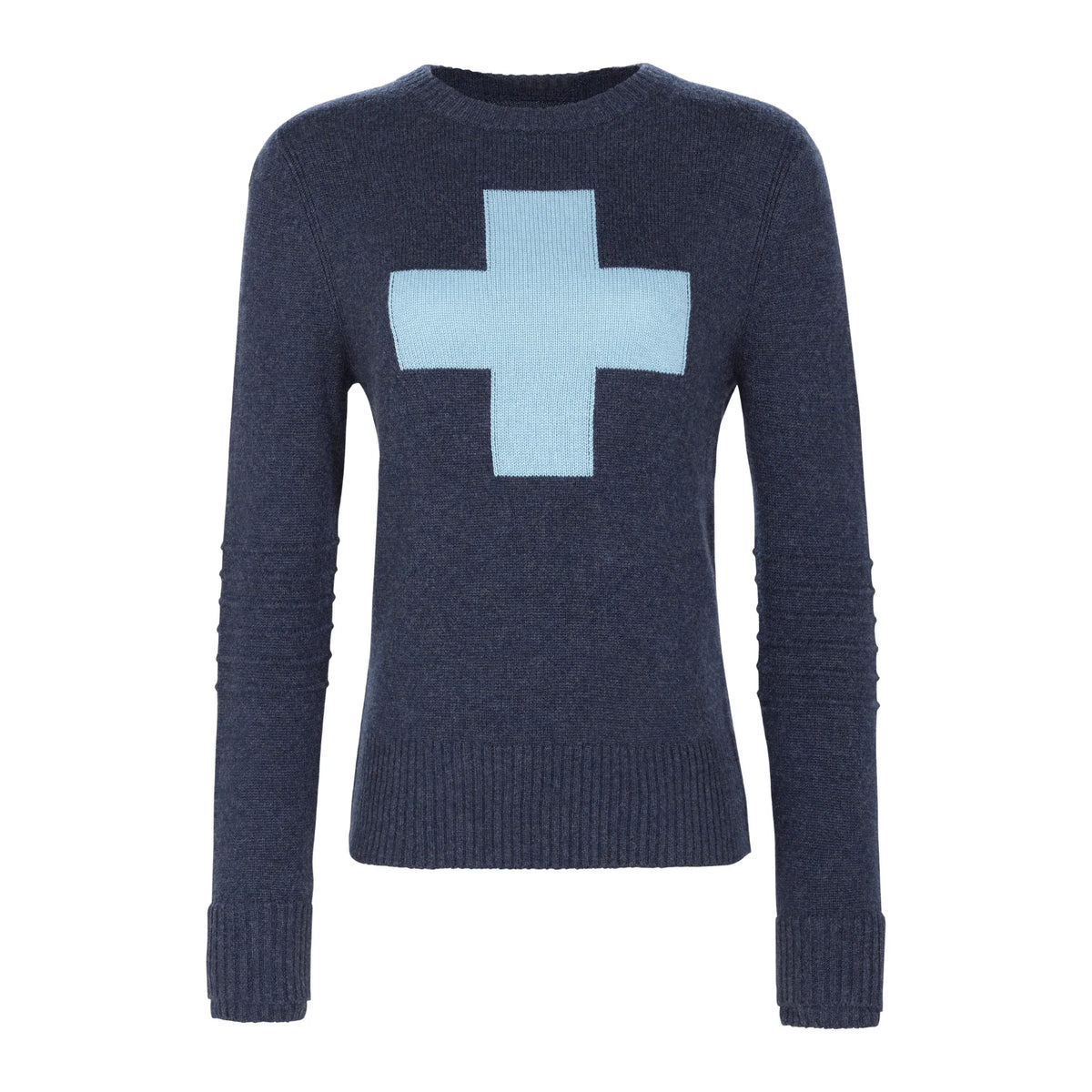 W's Cashmere Ski Race Knit Patrol Navy