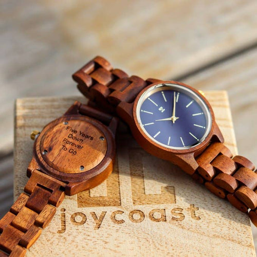 "Blue Sapphire" | Walnut Wood