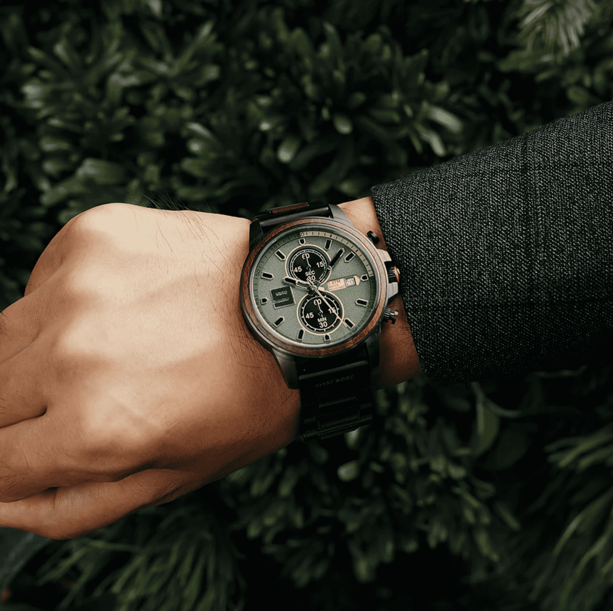 AvantWood Big Pilot - Exotic Walnut - Men's Watch