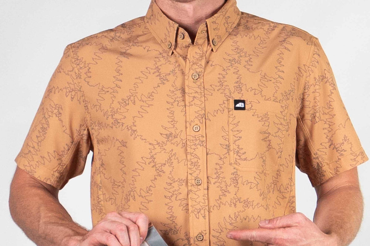 Belong Designs Vista Stretch Button Down