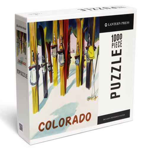 Steamboat Jigsaw Puzzles Colorado Colorful Skis 1000 Pieces