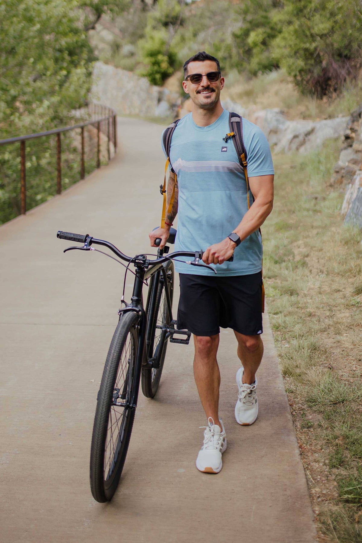 Belong Designs Men's Traverse Tek Tee