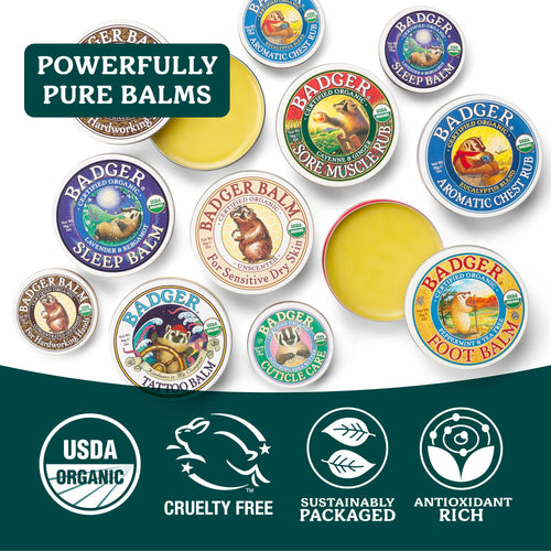 Badger Balm Unscented, Sensitive Skin Moisturizer