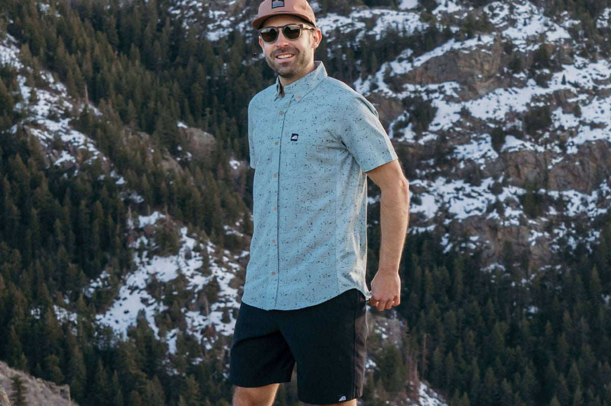 Belong Designs Vista Stretch Button Down