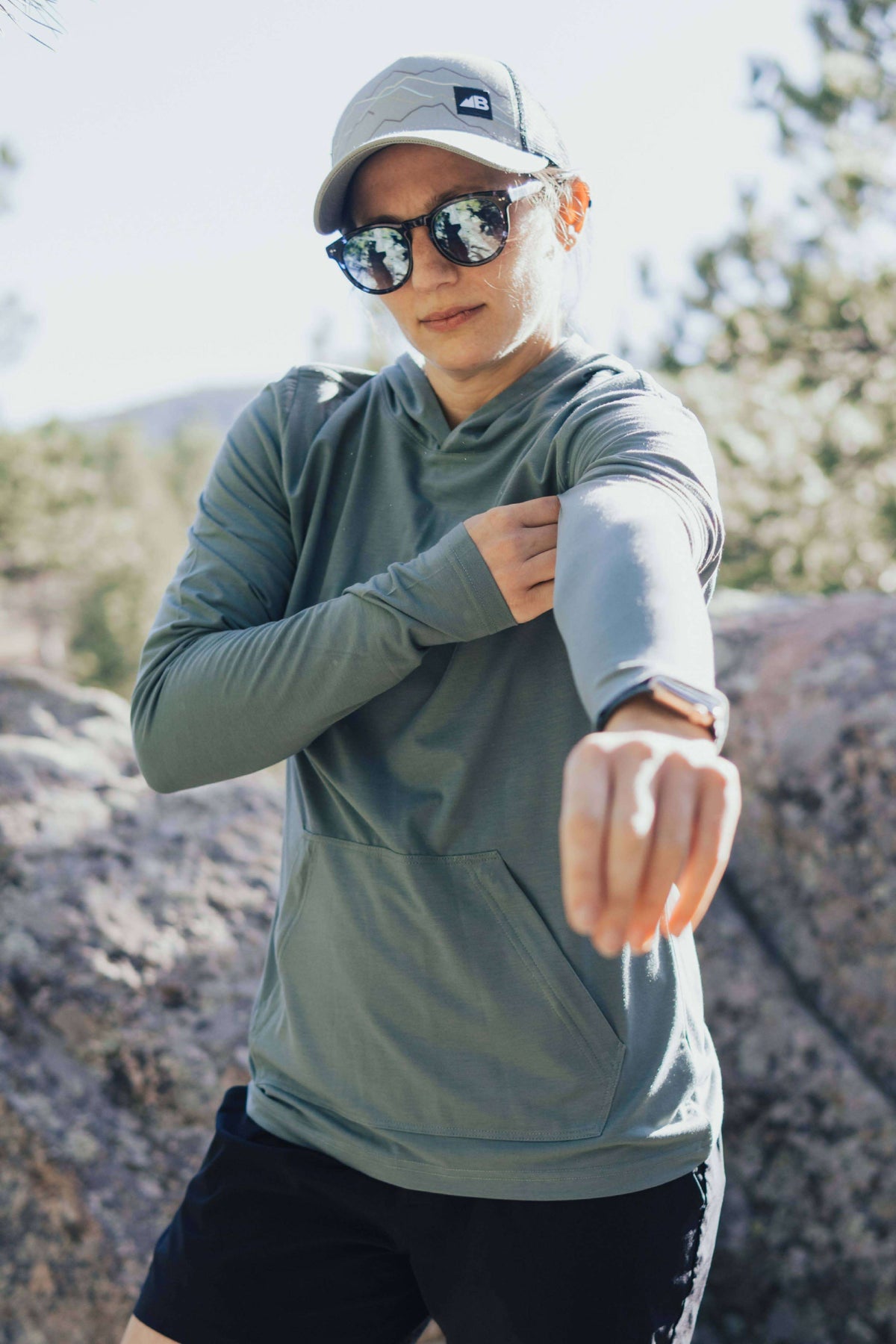 Belong Designs Women's Traverse Tek Hoodie