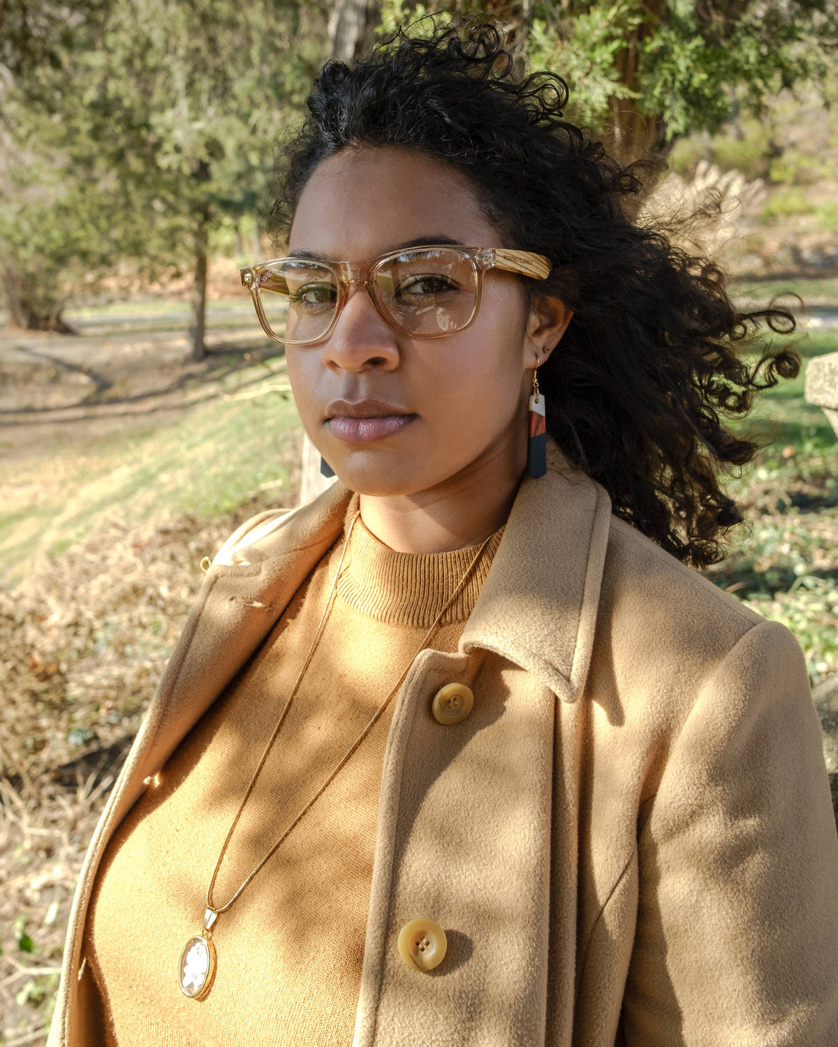 Wood & Resin Earrings