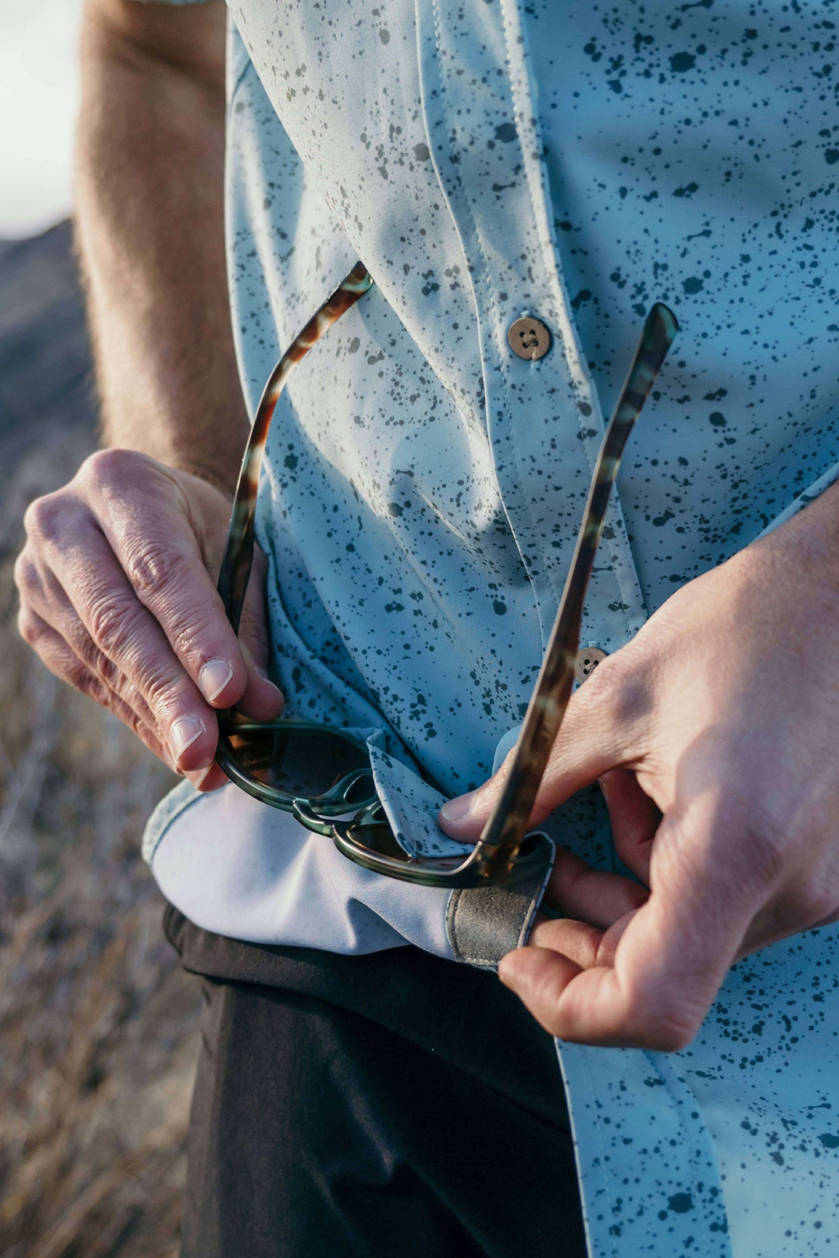 Belong Designs Vista Stretch Button Down