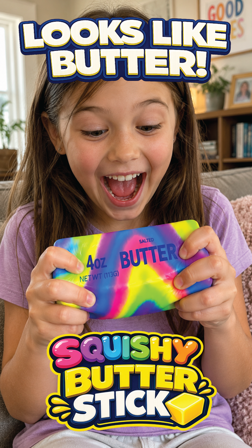 Fun Doh Rainbow Butter Slow Rise Squishy - 12/Display