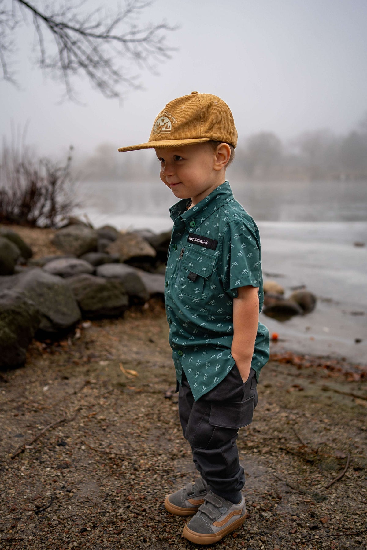 Keep the Littles Wild Kids Fishing Shirt