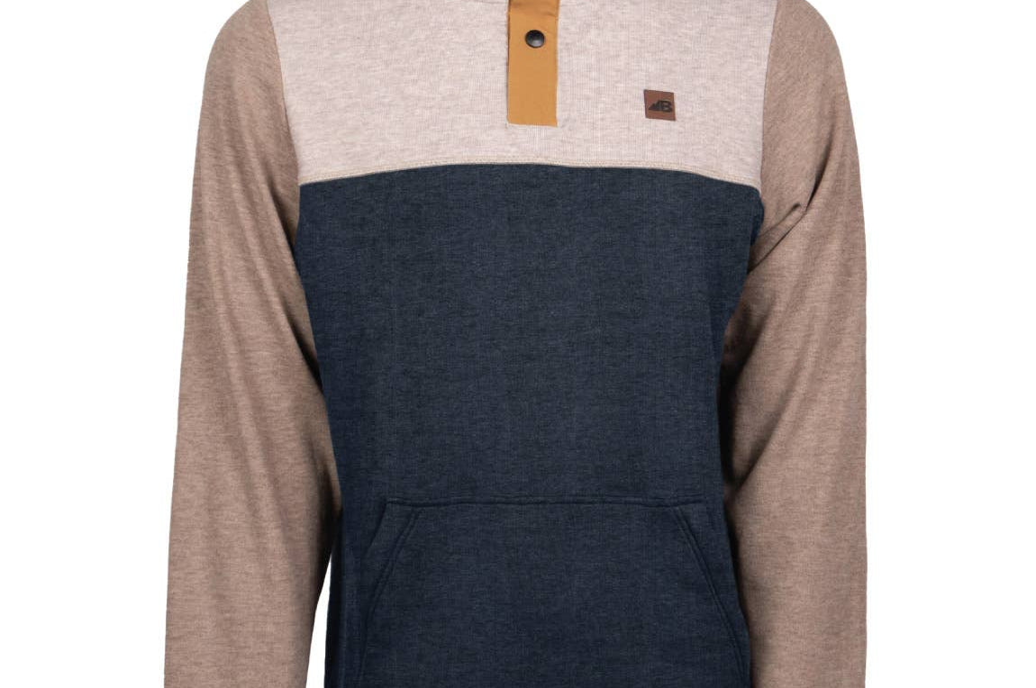 Belong Designs Men's Powell Fleece Hoodie Vintage Midnight