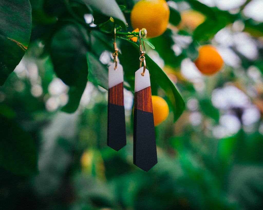 Wood & Resin Earrings