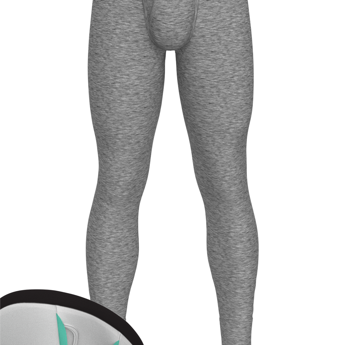 The Seattle Skyline | Heather Grey Ball Hammock® Long Johns