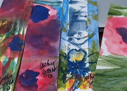 Cathy Jones Hand Painted Bookmarks
