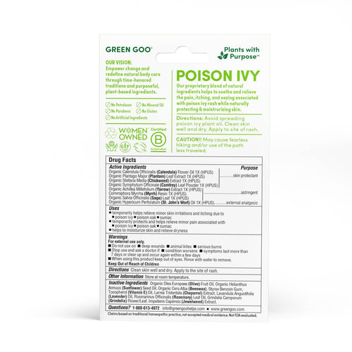 Poison Ivy Salve