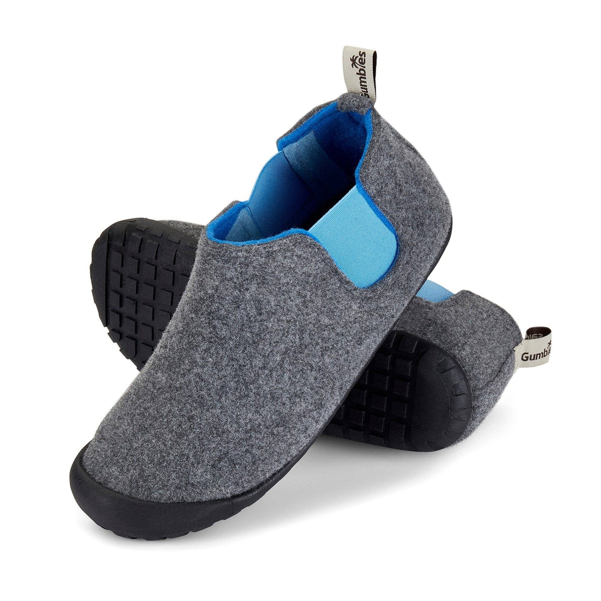 Gumbies Brumby Slipper Boots Grey & Blue