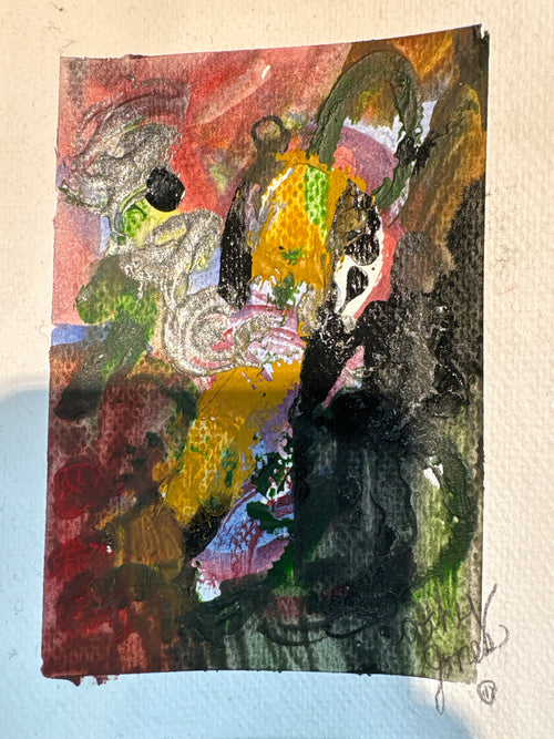 Cathy Jones Notecards Hand-Painted Watercolor abstract paint
