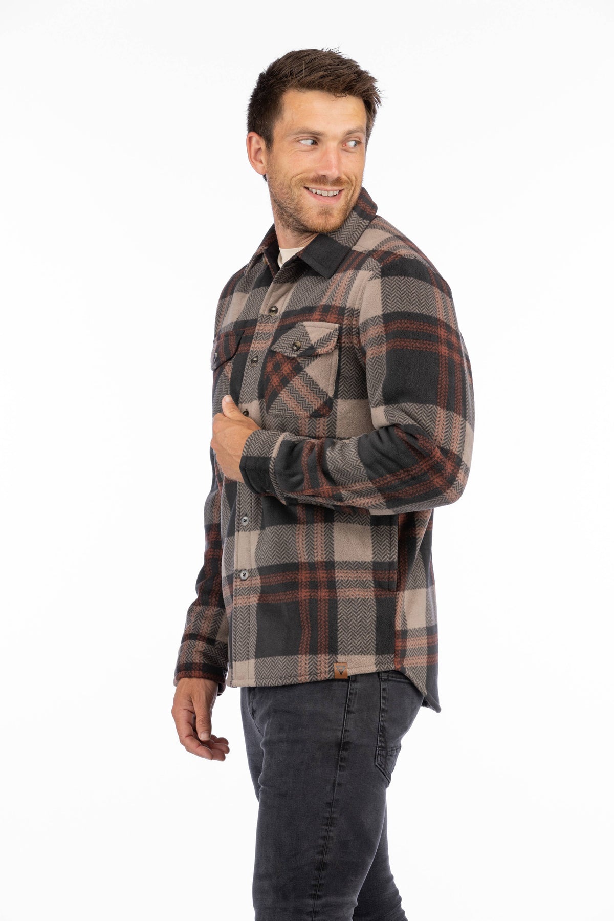 LIV Outdoor Men's Koda Sherpa Lined Shirt Jacket