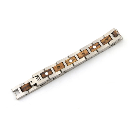 Oxford Circus- Wood & Metal Bracelet