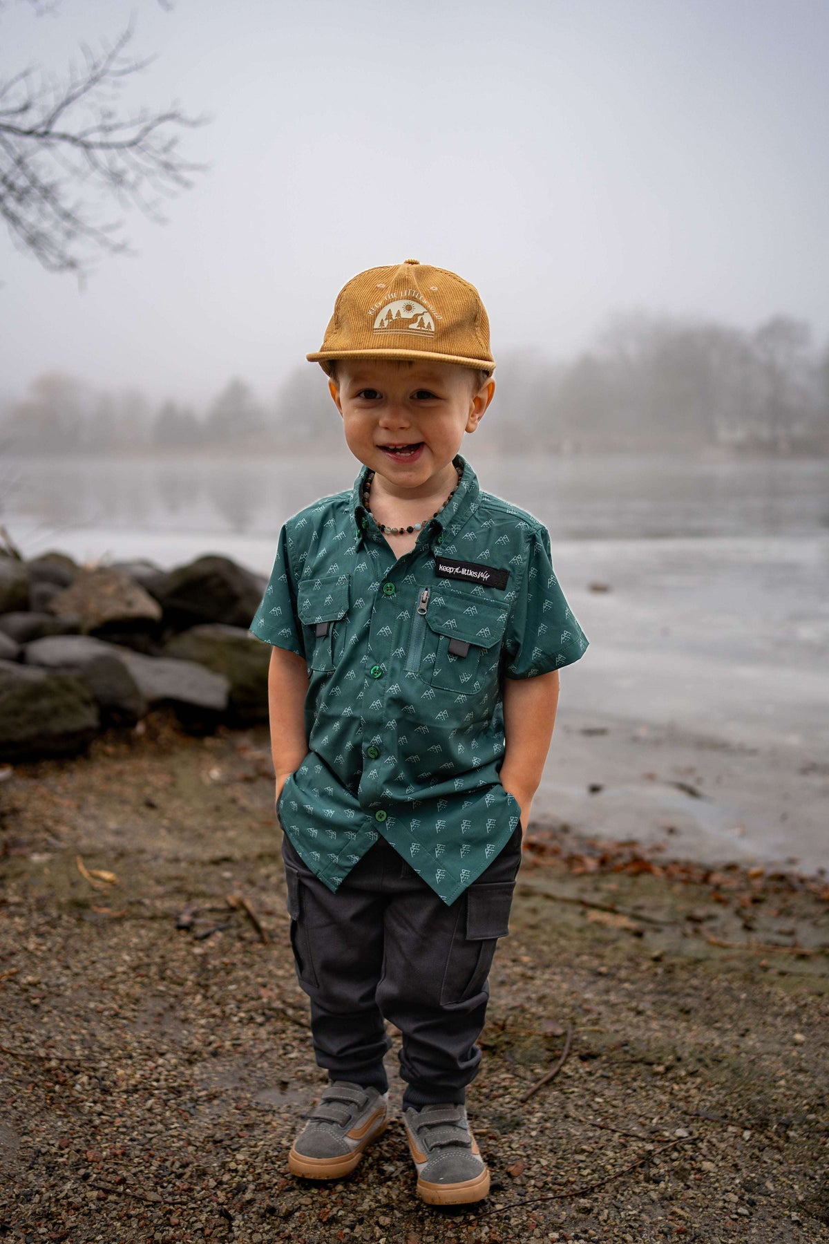 Keep the Littles Wild Kids Fishing Shirt