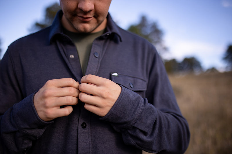Belong Designs Men's Sherman Fleece Button Up