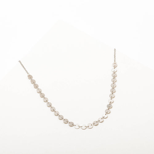 Candra Necklace in Circles Silver