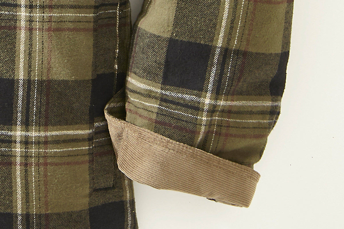 Venado Quilt Lined Brushed Flannel Shirt Jacket