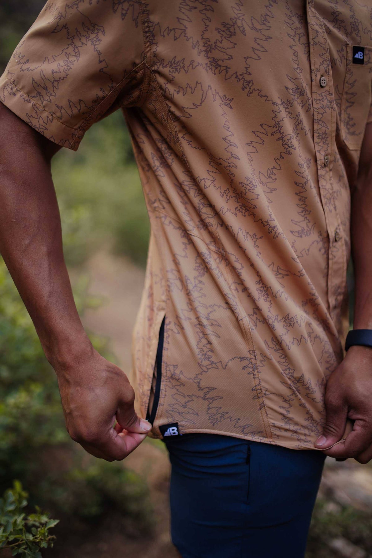 Vista Stretch Button Down