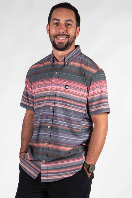 Vista Stretch Button Down