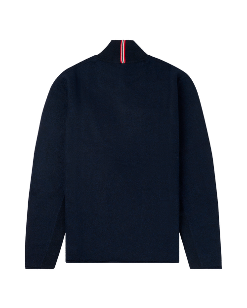 BOILED HALF ZIP 12GG MENS