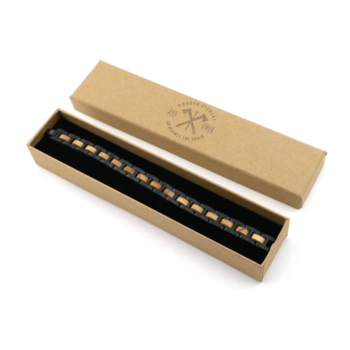 Mykonos- Wood & Metal Bracelet