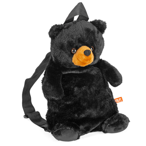 Black Bear Backpack - Stuffed Animal