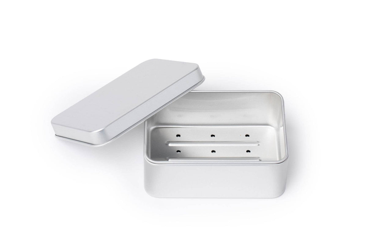 Sunniemade Draining Aluminum Bar Soap Travel Tin