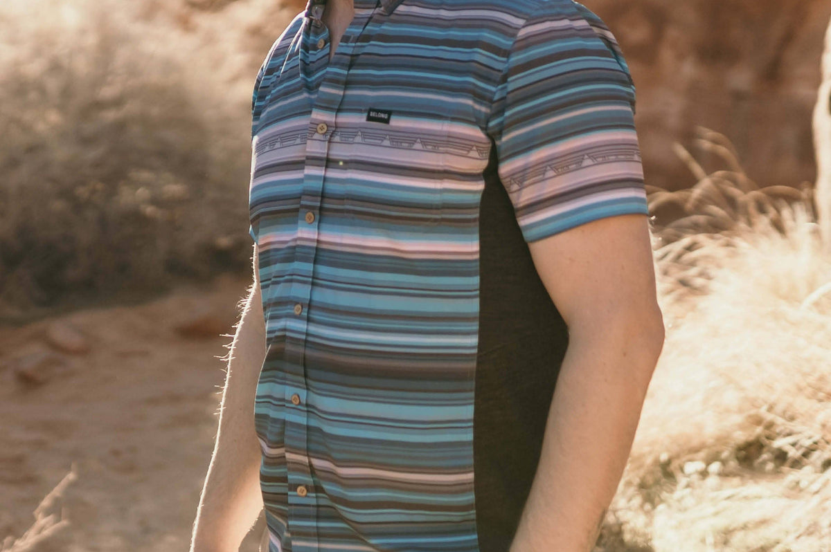 Belong Designs Vista Stretch Button Down