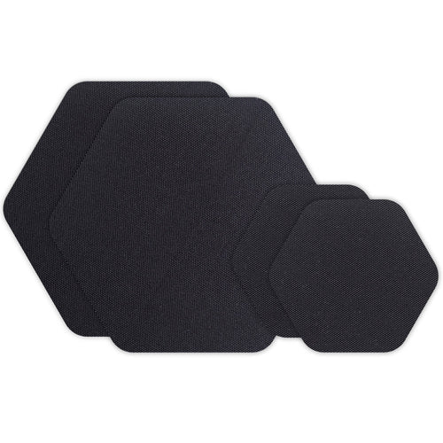 Tenacious Tape Hex Patches Black 70D Nylon