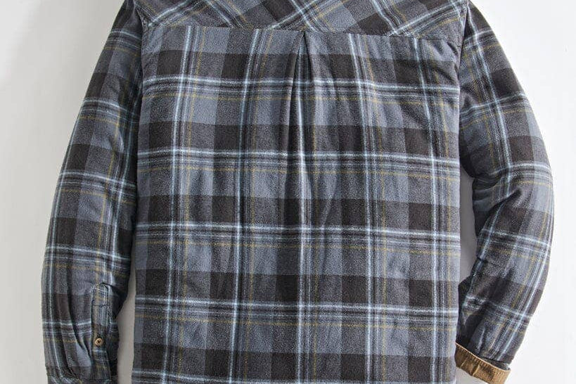 Venado Quilt Lined Brushed Flannel Shirt Jacket
