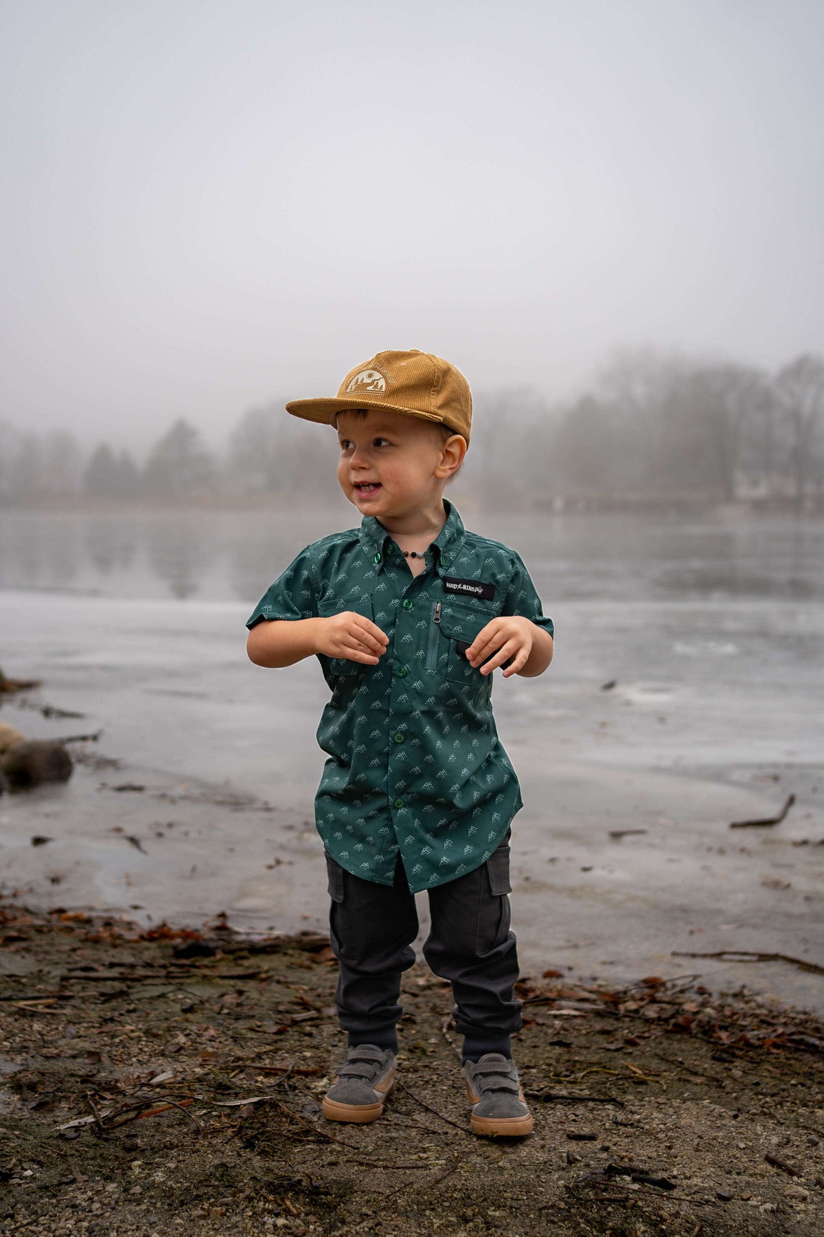Keep the Littles Wild Kids Fishing Shirt